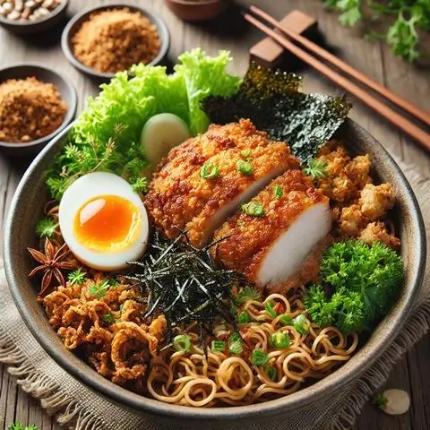 Hình ảnh Mì trộn style Hàn Quốc sốt Tê Tái (Chanh dây, Phô mai, Mắm rỏi, Tereyaki)