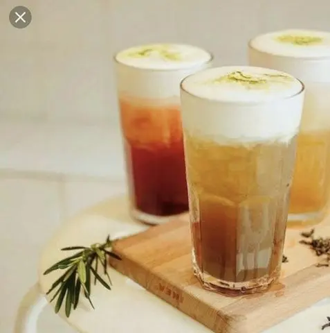 Hình ảnh Trà đào kem mặn