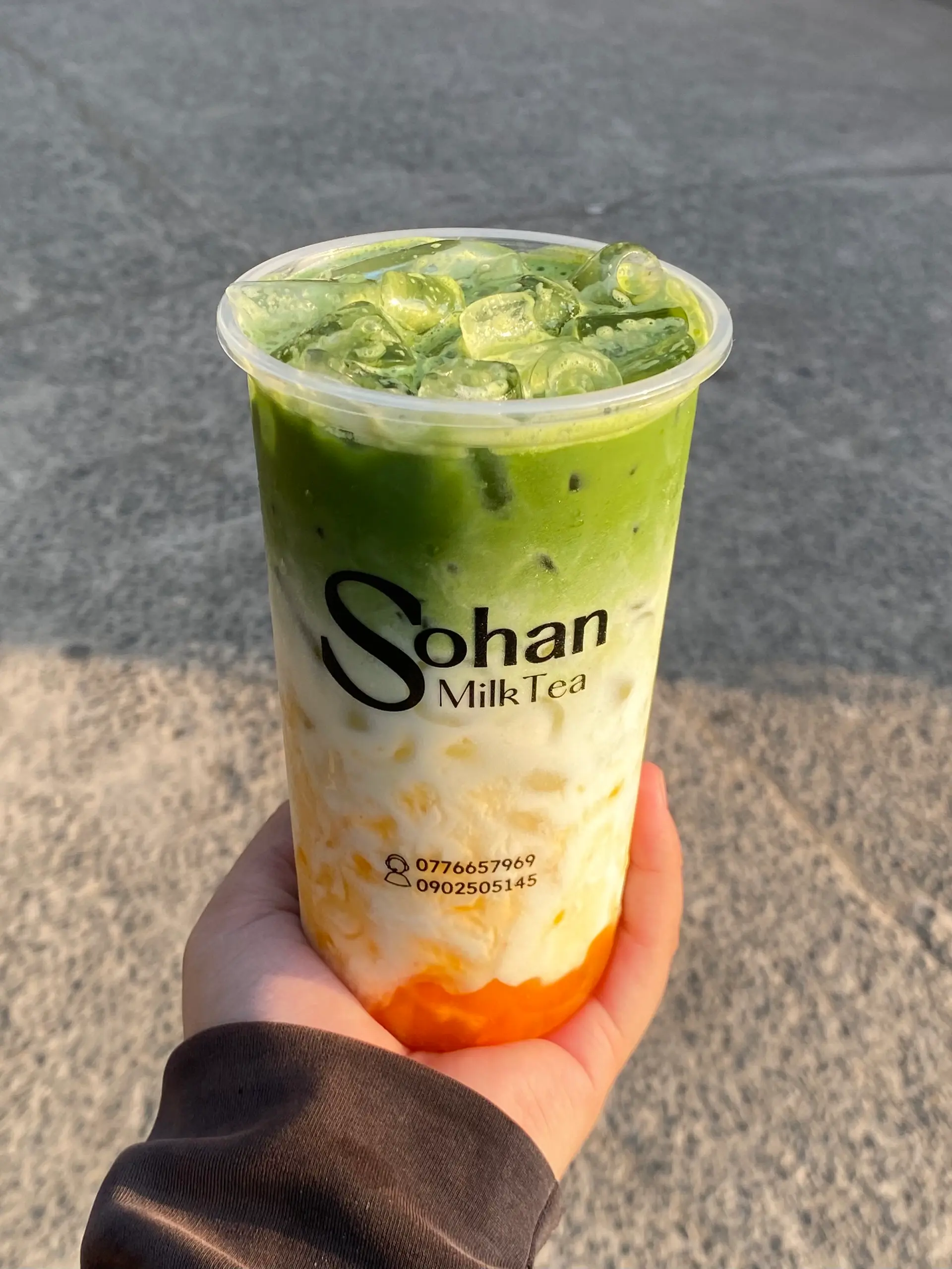 Hình ảnh Matcha Latte Đào 