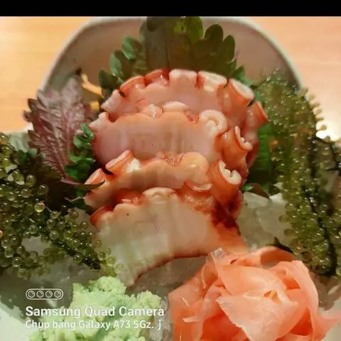 Hình ảnh Sashimi Bạch Tuộc