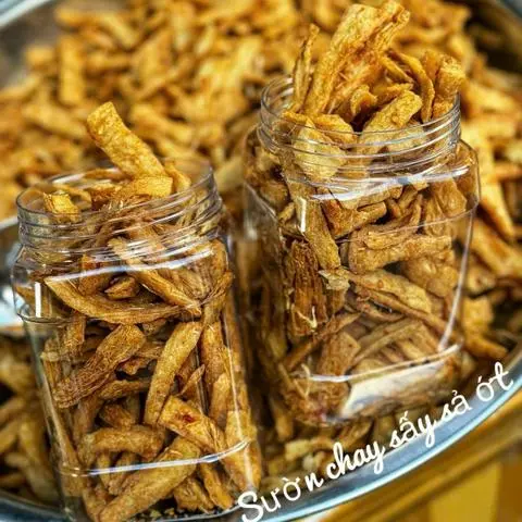 Hình ảnh Sườn chay sấy sả ớt (250g)