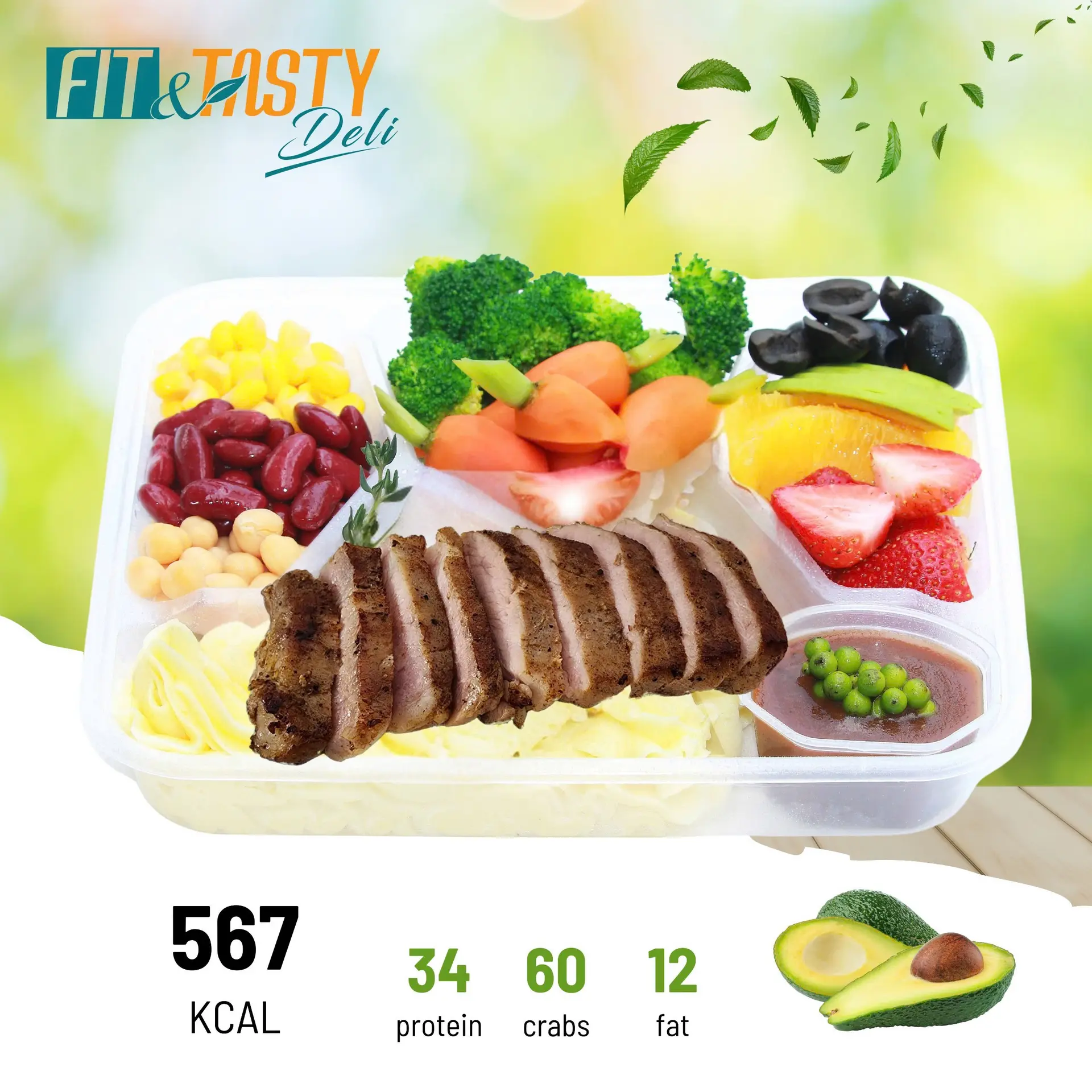 Hình ảnh Deluxe Fit & Tasty 3 - Pork
