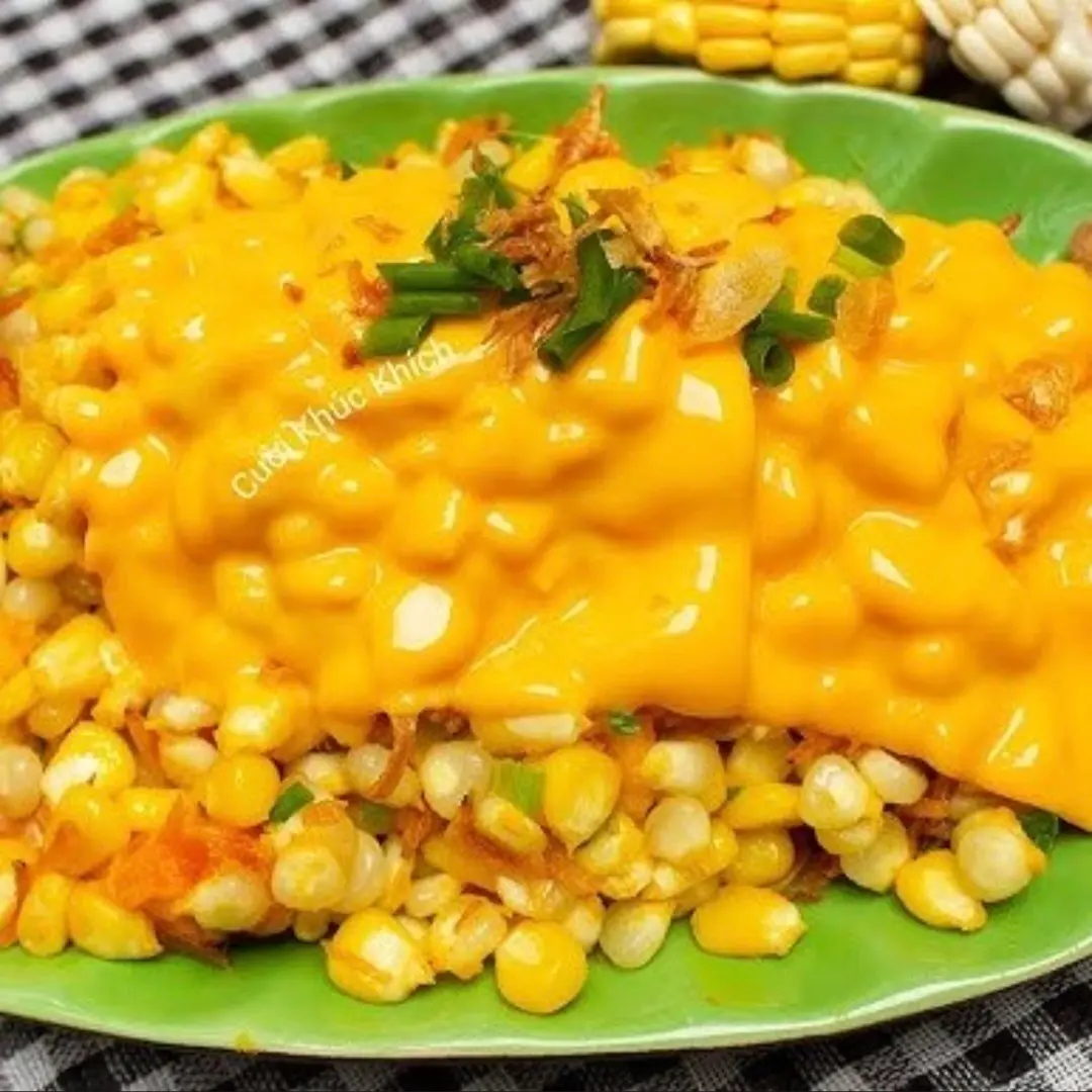 Hình ảnh Bắp xào phô mai cay