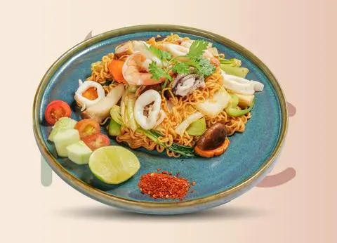 Hình ảnh Mì xào hải sản