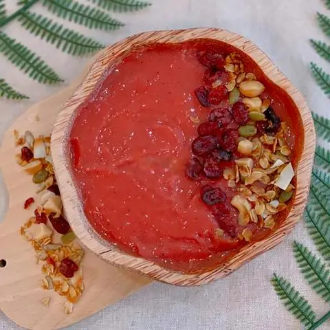 Hình ảnh Fresh watermelon smoothie bowl - Sinh tố tô Fresh Watermelon