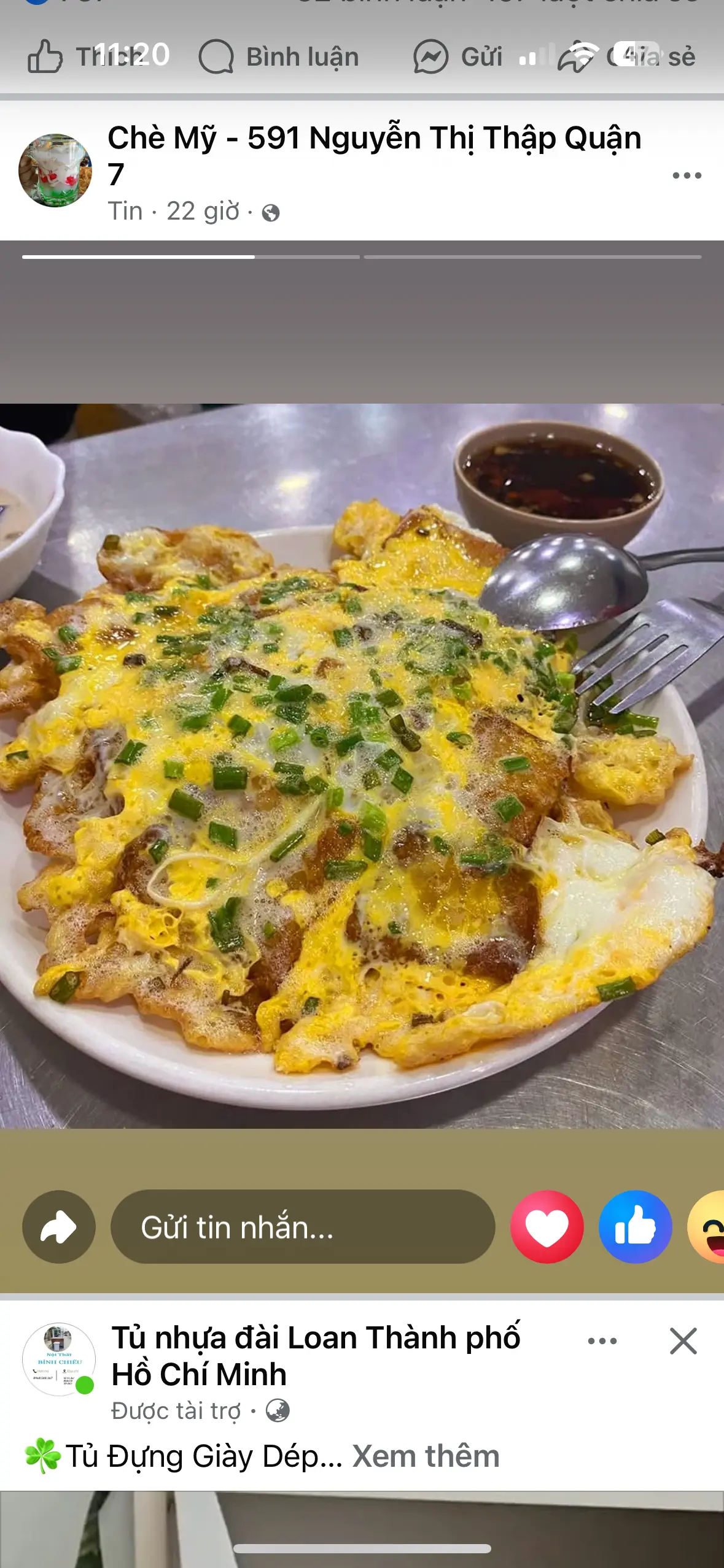 Hình ảnh bột chiên 1 trứng