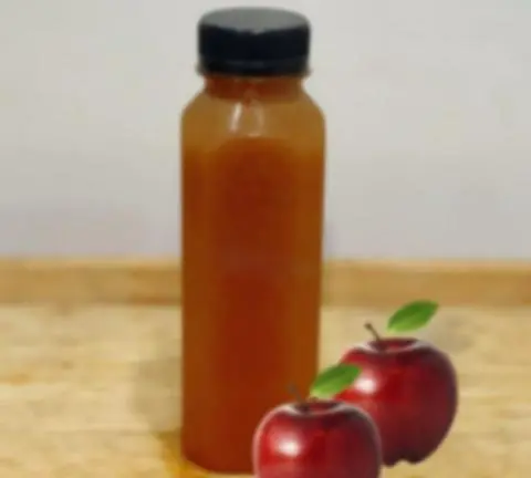 Hình ảnh Chai táo ép nguyên chất 330ml