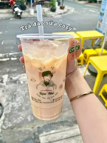 Hình ảnh Trà Đào Sữa Cozy