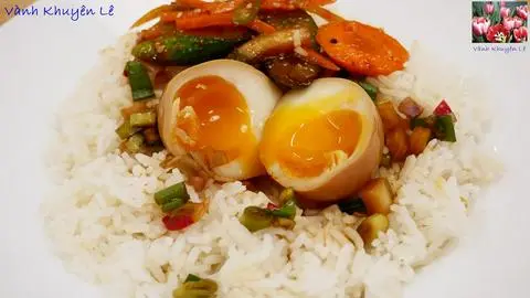 Hình ảnh Cơm trứng ngâm tương