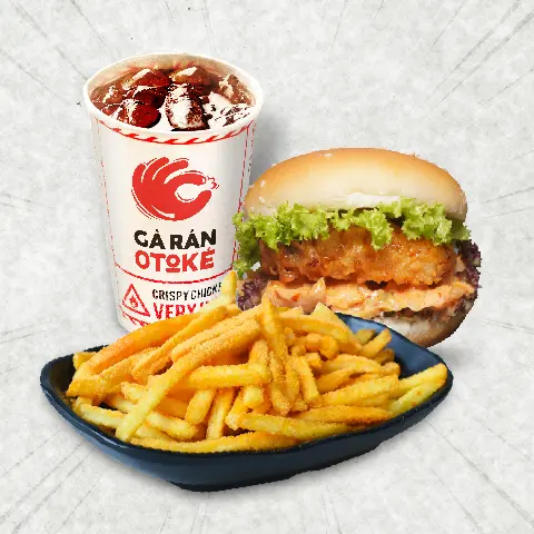Hình ảnh Combo French Fried Burger