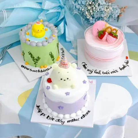 Hình ảnh Bánh kem mini size (CỰC NGON-ÍT NGỌT)
