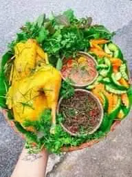Hình ảnh gà ủ muối hoa tiêu nguyên con (ăn nóng)