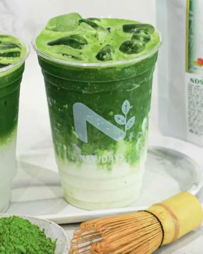 Hình ảnh Matcha Sữa Dừa Non 600ml