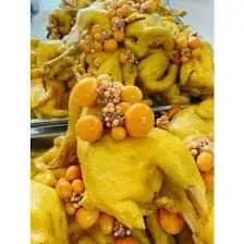 Hình ảnh gà ủ muối hoa tiêu nguyên con ôm trứng ( ăn lạnh)