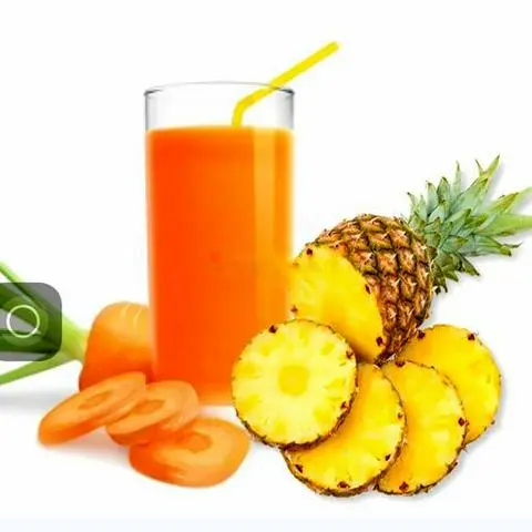 Hình ảnh Nước ép thơm - cà rốt