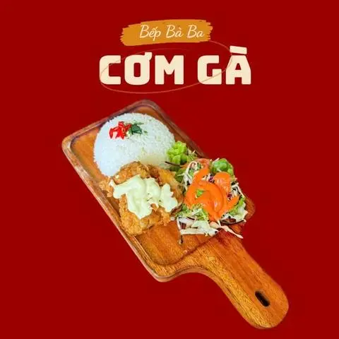 Hình ảnh Cơm Cánh Gà Sốt Mayo Tỏi