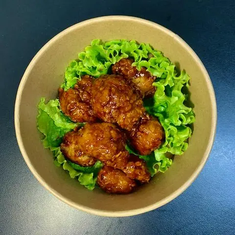 Hình ảnh Gà chiên sốt tương