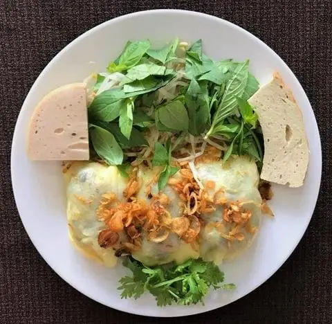 Hình ảnh Bánh cuốn trứng chả