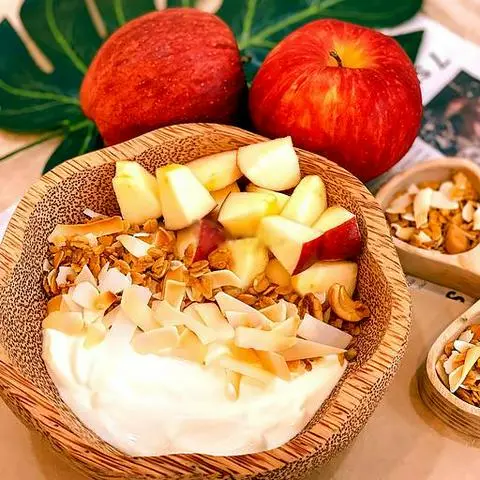 Hình ảnh Granola greek yogurt - Granola sữa chua Hy Lạp