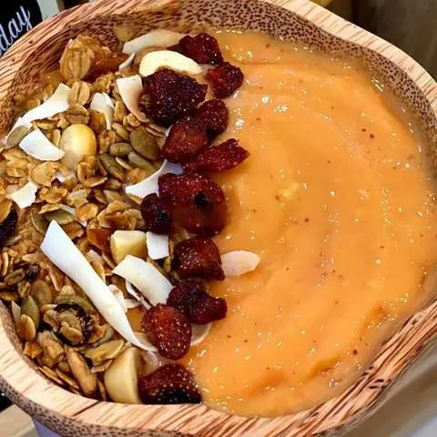 Hình ảnh Orange mix smoothie bowl - Sinh tố tô Orange mix