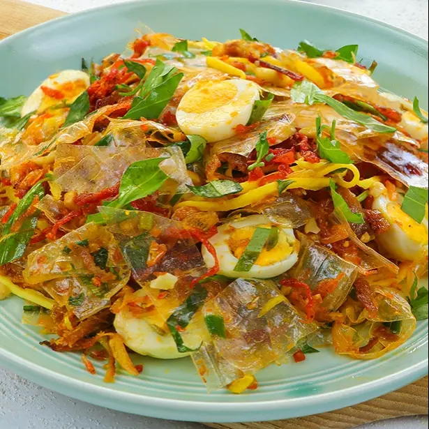 Hình ảnh Bánh Tráng Mỡ Hành Sốt Bò Đặc Biệt