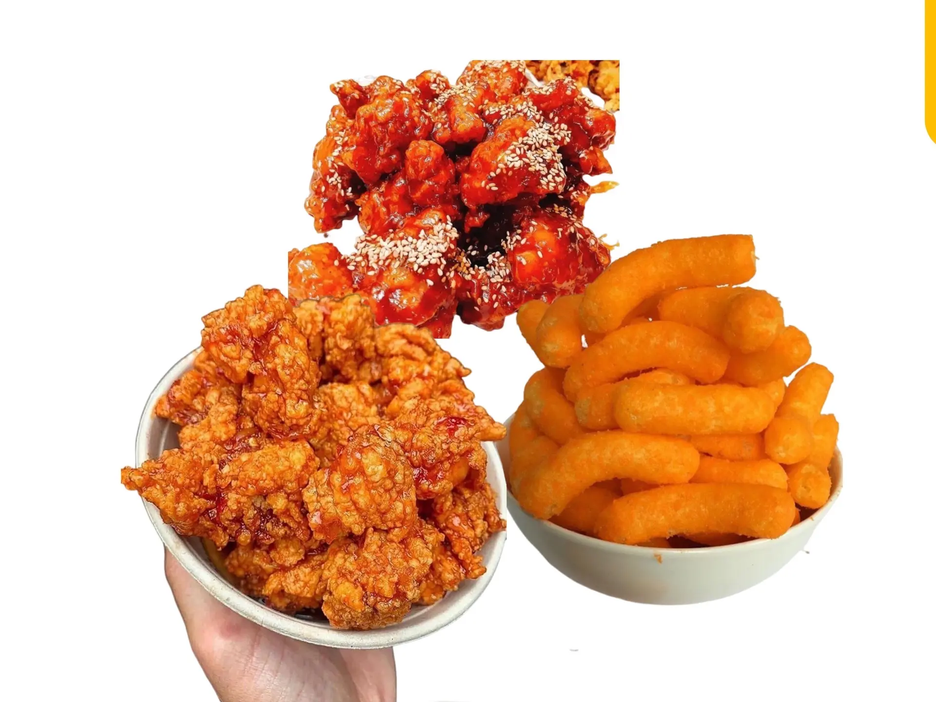 Hình ảnh Gà viên mix Da Gà mix Tobokki (300)