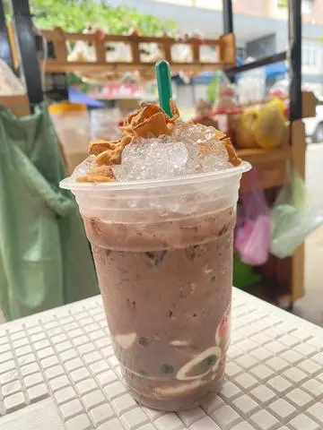 Hình ảnh Dừa sáp dầm mix socola