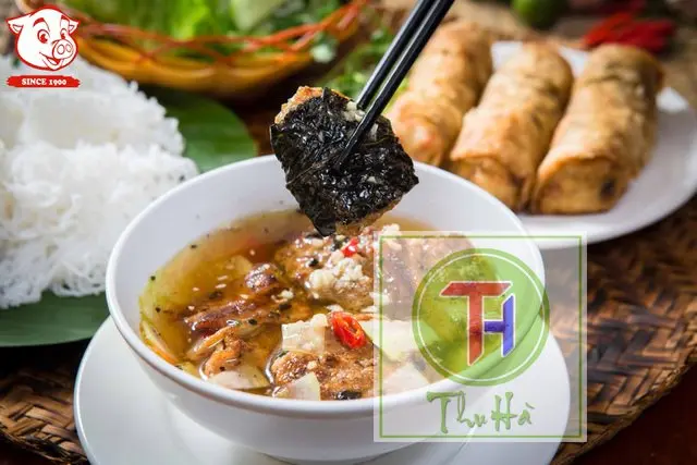 Hình ảnh Bún Chả Đặc Biệt + Nem Cua Bể