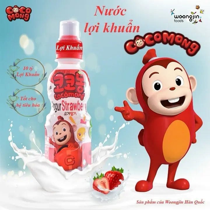 Hình ảnh Nước Lợi Khuẩn Cocomong Dâu