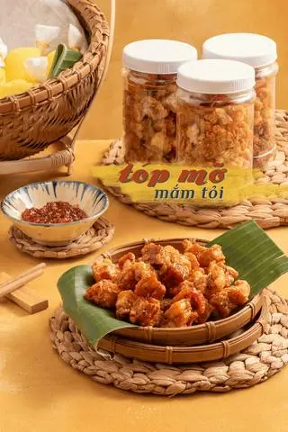 Hình ảnh Tóp Mỡ Rim Mắm Tỏi (1hủ)