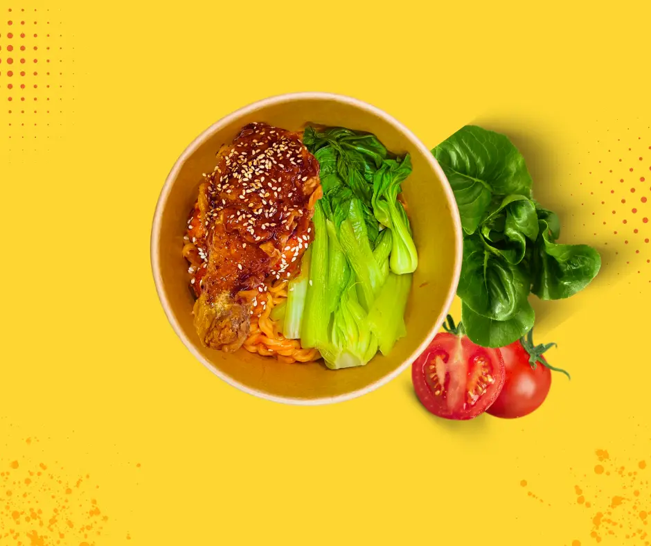 Hình ảnh Mì trộn đùi gà