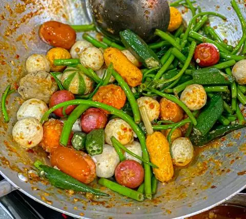 Hình ảnh combo cá viên chiên bơ tỏi nhỏ