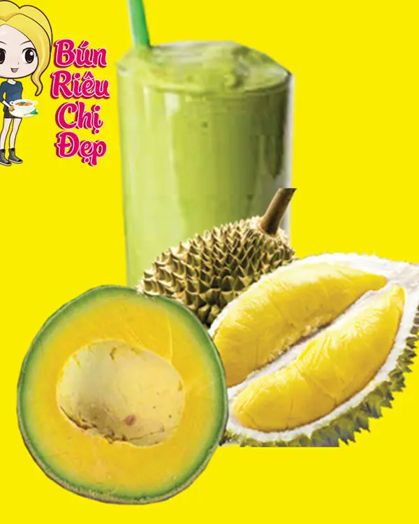 Hình ảnh Sinh tố bơ sầu riêng - Ly 500ml
