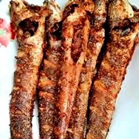 Hình ảnh Cơm cá lóc muối sả chiên