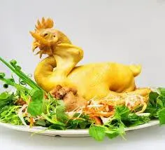 Hình ảnh Gà Ta hấp lá chanh 