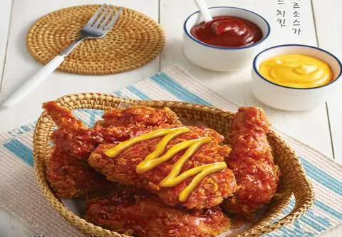 Hình ảnh Gà Má Đùi Miếng Sốt Tương Mè Hàn Quốc 