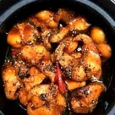 Hình ảnh Cơm cá lóc kho tiêu