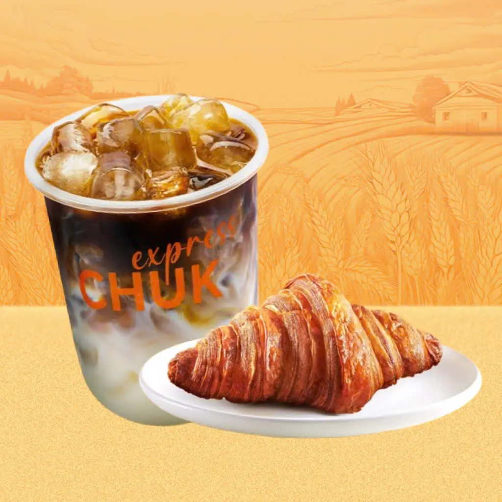 Hình ảnh Combo Cà Phê + Croissant Truyền Thống