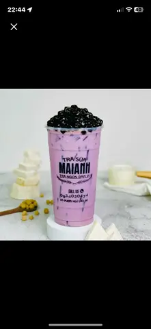 Hình ảnh Trà sữa khoai môn trân châu đen