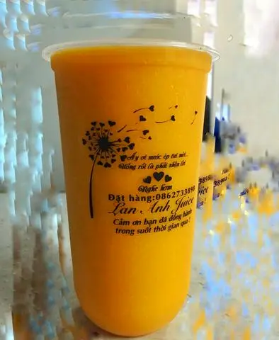 Hình ảnh sinh tố xoài đào