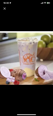 Hình ảnh Trà Sữa Sốt Khoai Môn Nghiền 