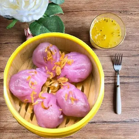 Hình ảnh Há cảo mực hấp dim sum