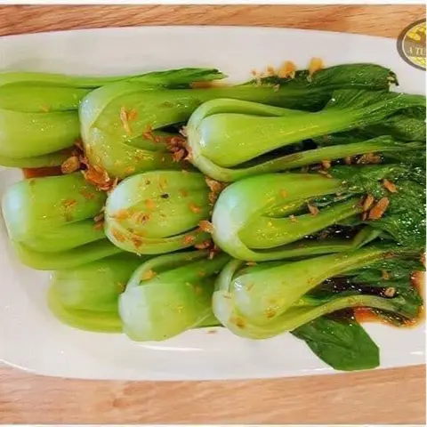 Hình ảnh cải thìa xào tỏi 