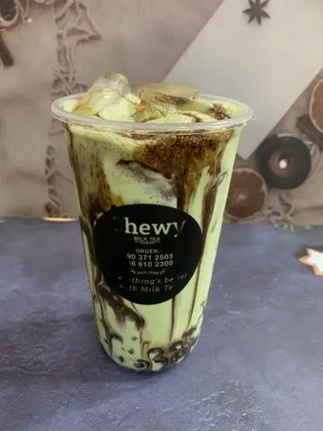 Hình ảnh Sữa tươi matcha trân châu đường đen size M