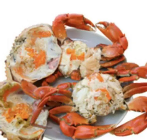 Hình ảnh Combo 3 cua gạch chế biến 8 vị sốt + 3 bánh mì 