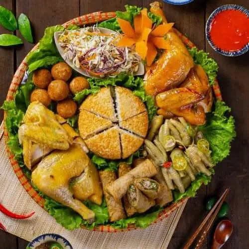 Hình ảnh Gà mẹt 7 món