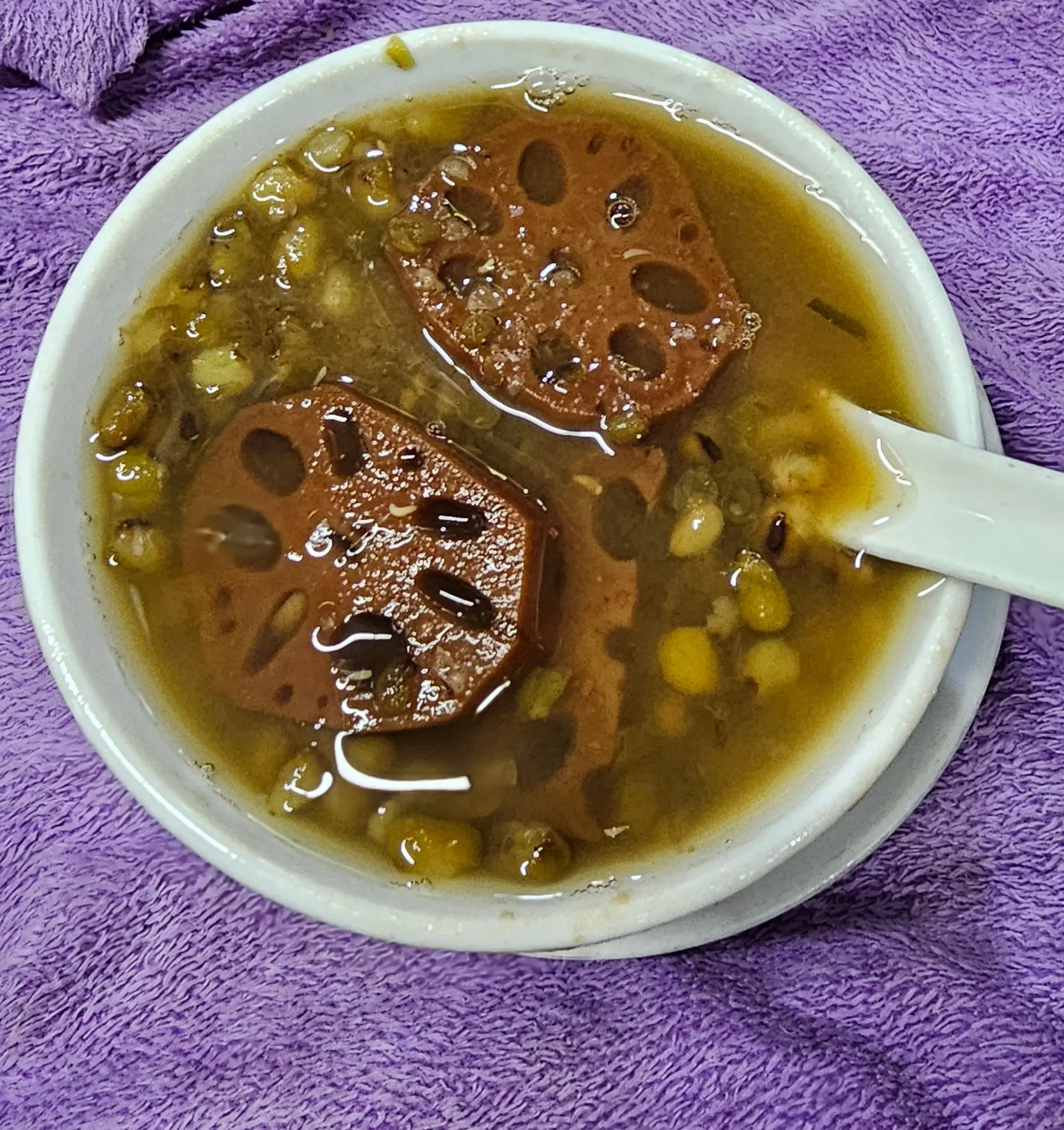 Hình ảnh Đậu xanh+Củ sen.