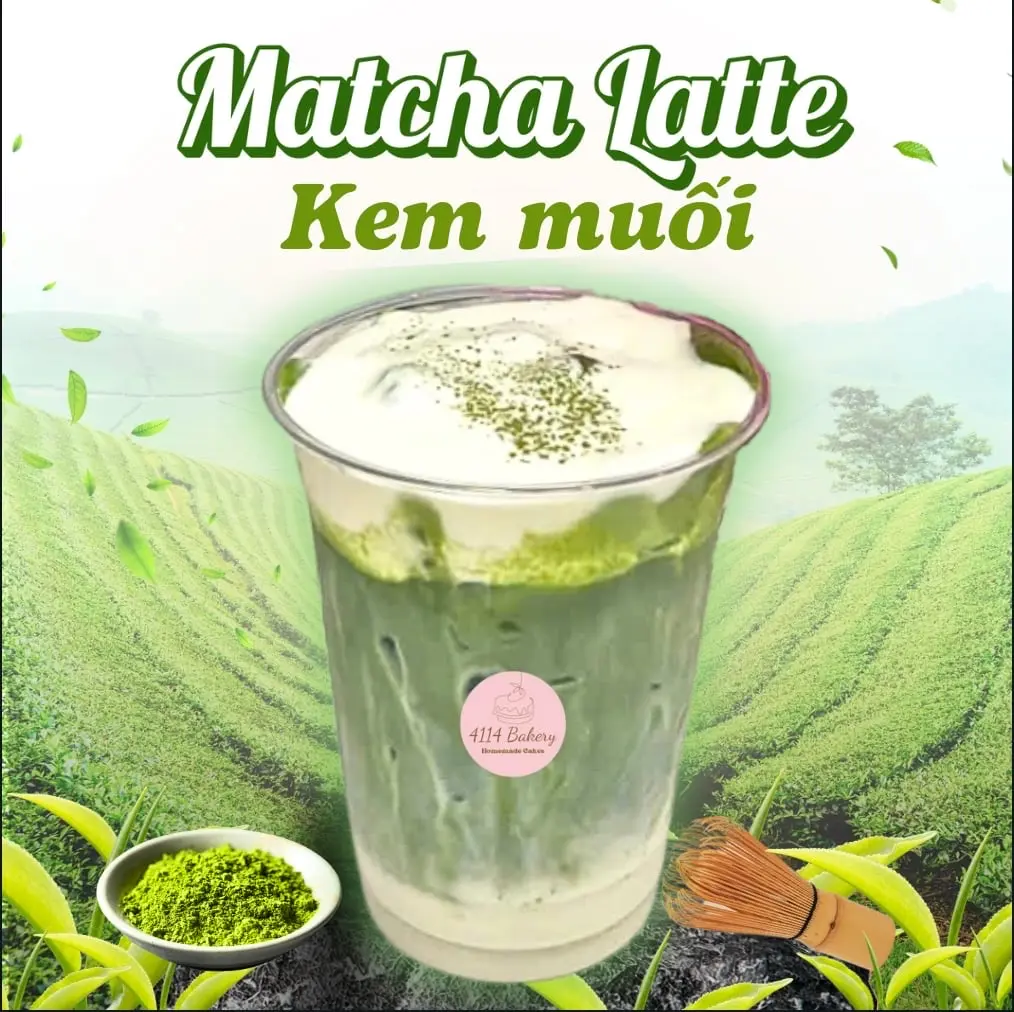 Hình ảnh Matcha Latte Kem Muối
