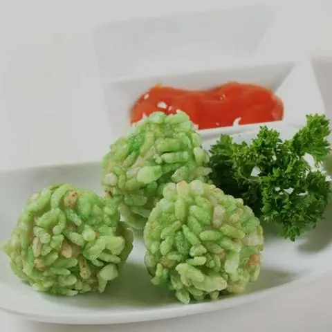 Hình ảnh Cá tẩm cốm xanh