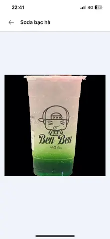 Hình ảnh soda bạc hà